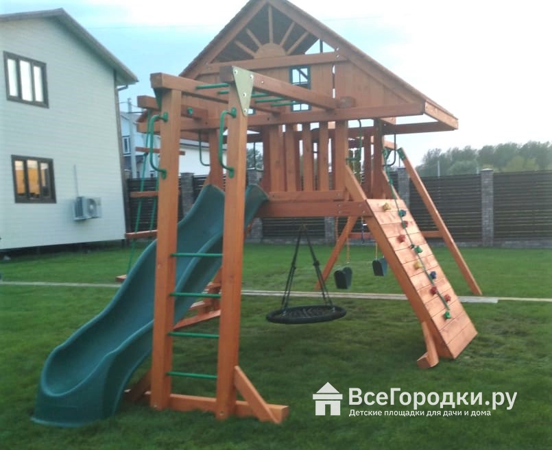 Детская игровая площадка Igragrad Крепость Фани с рукоходом (Дерево)