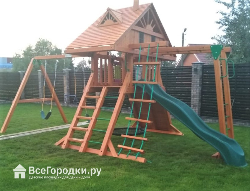 Детская игровая площадка Igragrad Крепость Фани с рукоходом (Дерево)