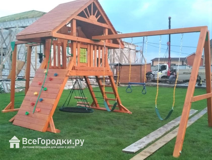 Детская игровая площадка Igragrad Крепость Фани с рукоходом (Дерево)