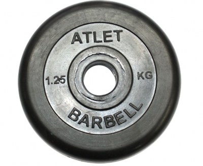 disk-obrezinennyj-barbell-atlet-1-25-kg-diametr-26-mm