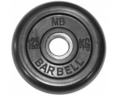 disk-obrezinennyj-barbell-mb-metallicheskaya-vtulka-1-25-kg-diametr-31-mm