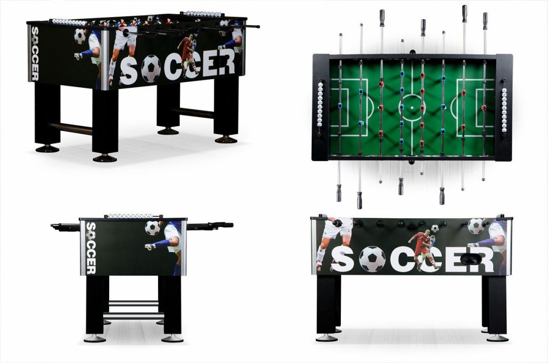 Игровой стол - футбол Roma VI черный