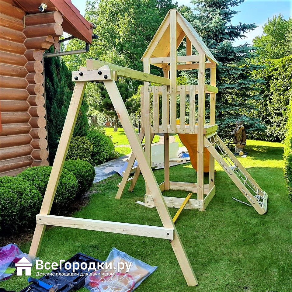 Детская деревянная игровая площадка Самсон 7-й Элемент