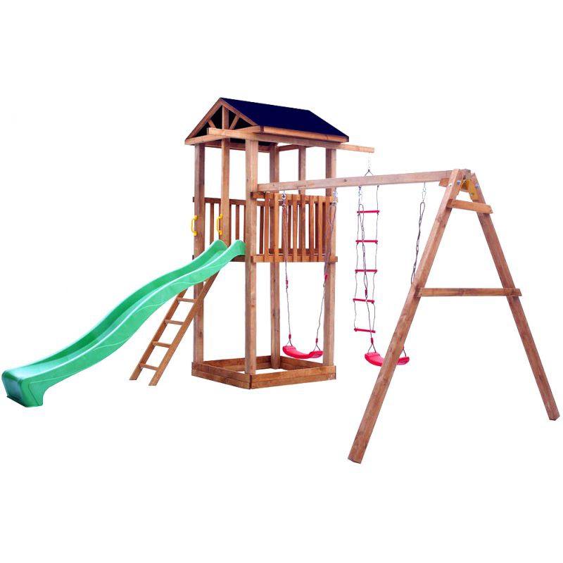 Детская площадка Можга Спортивный городок 1 с качелями крыша тент