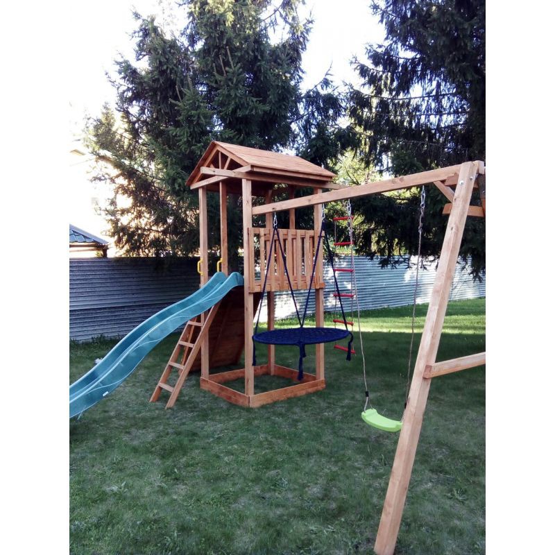 Детская площадка Можга Спортивный городок 5 с качелями