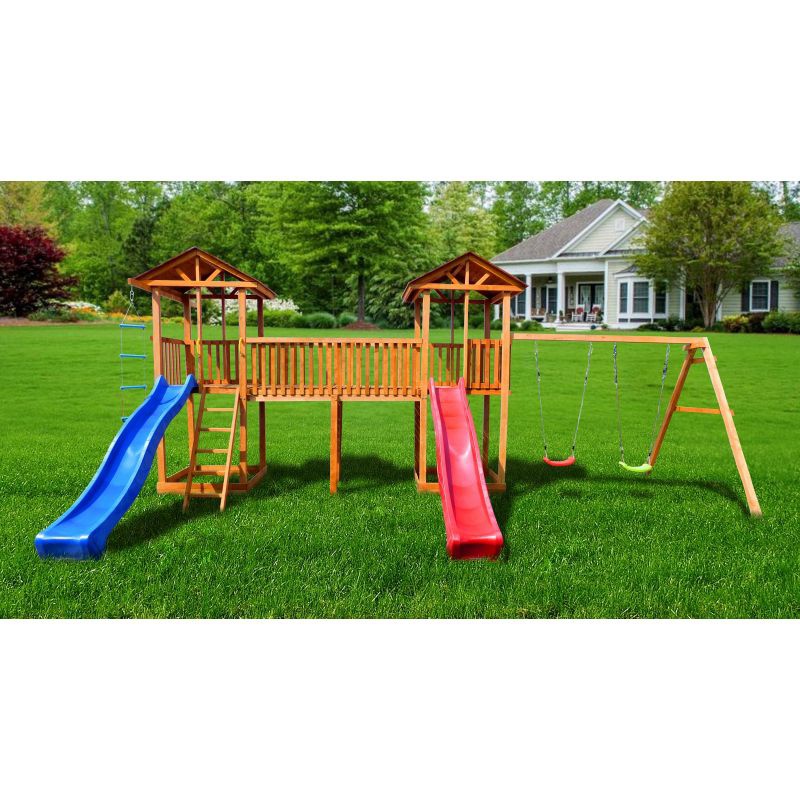 Детская площадка Можга Спортивный городок 6 с качелями