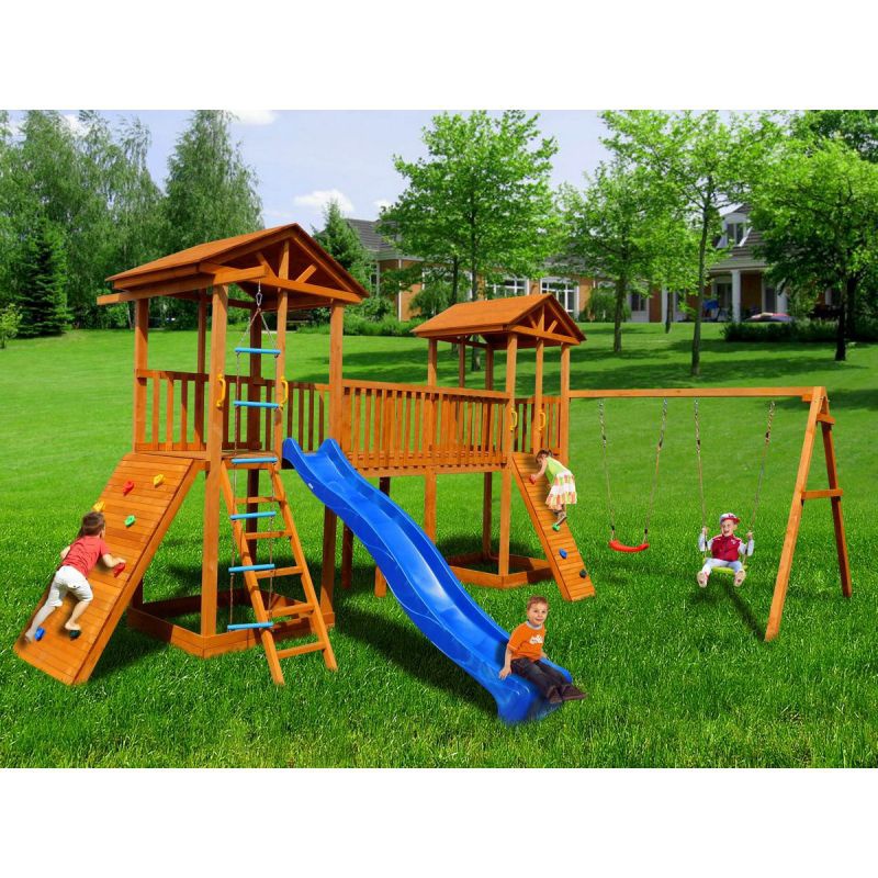 Детская площадка Можга Спортивный городок 7 с качелями