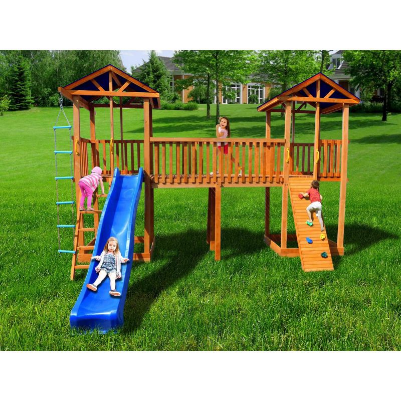 Детская площадка Моржа Спортивный городок 7 крыша тент