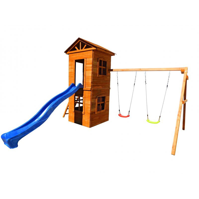 Детская площадка Можга Спортивный городок 8 c узкой лестницей