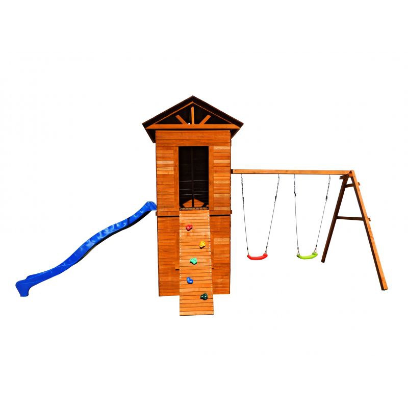 Детская площадка Можга Спортивный городок 8 c узким скалодромом