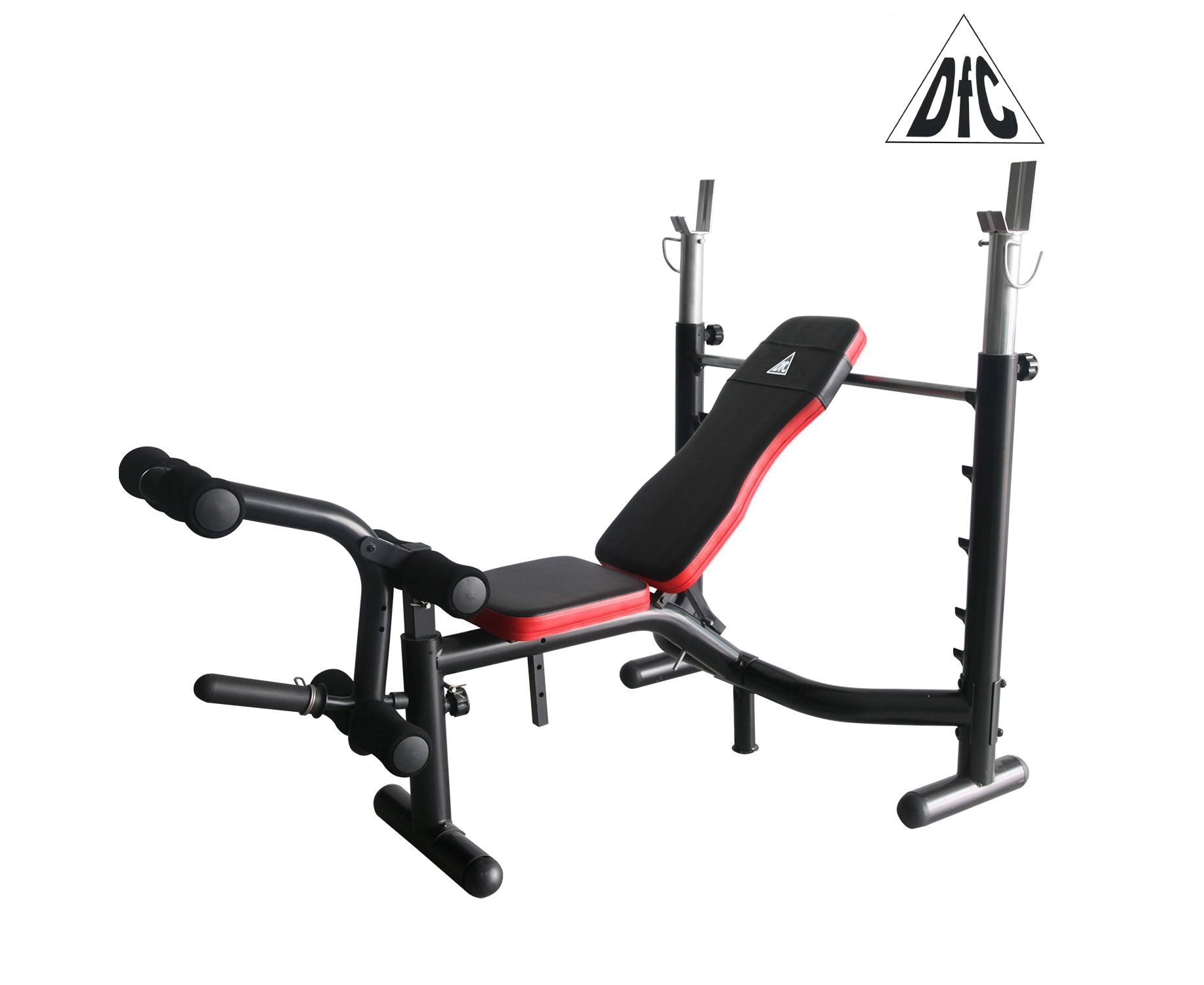 Скамья со стойками под штангу DFC D310