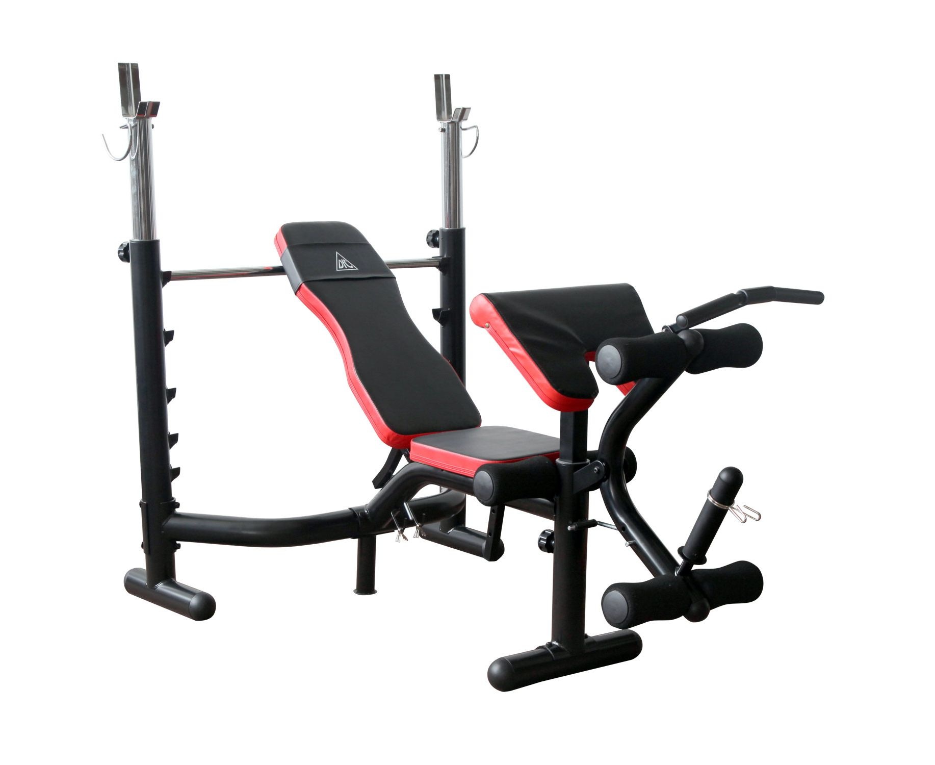 Скамья со стойками под штангу DFC D3101