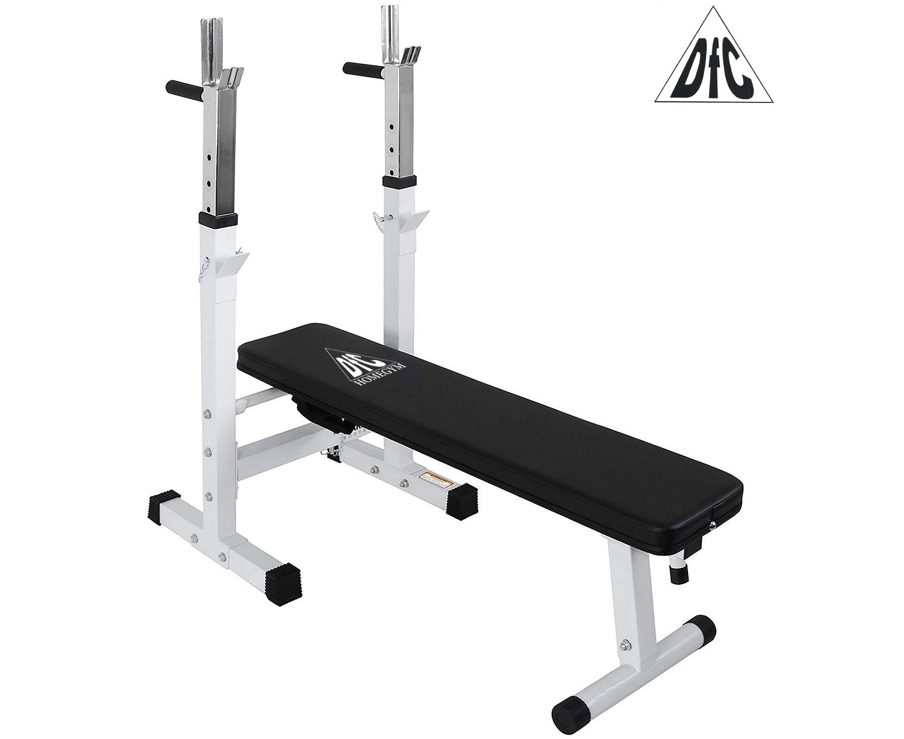 Скамья со стойками под штангу DFC складная DBCH2W