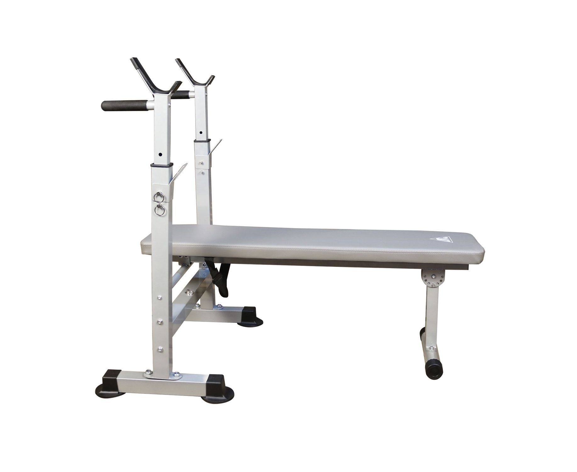 Скамья со стойками под штангу DFC складная DKF01