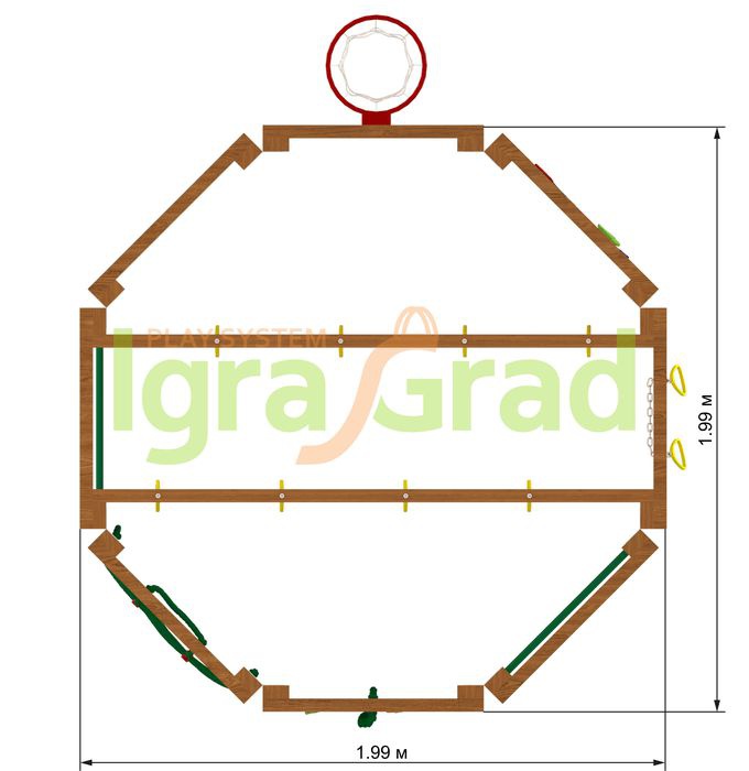 Спортивный игровой комплекс Igragrad WorkOut