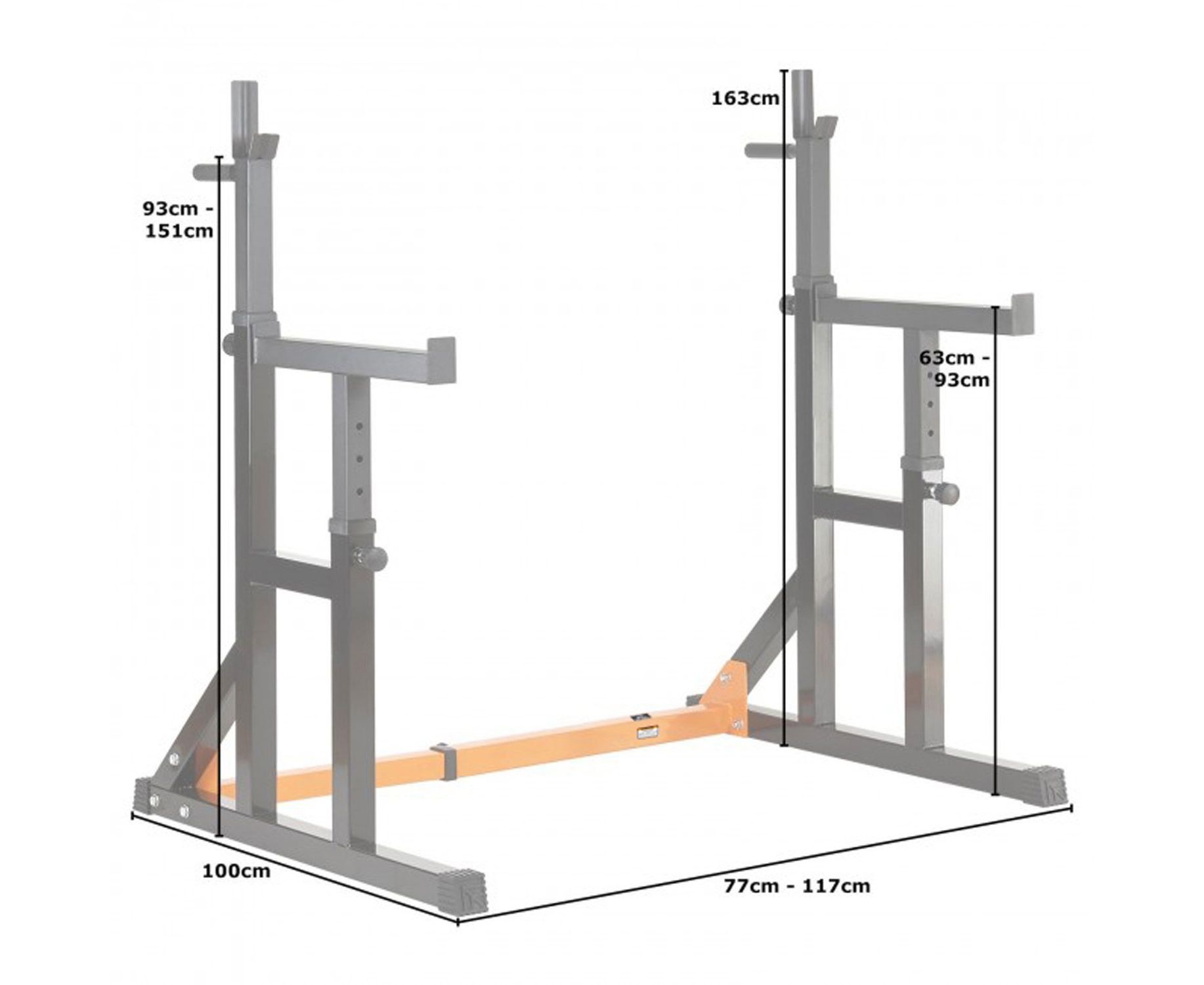 Стойка под штангу DFC DSST12