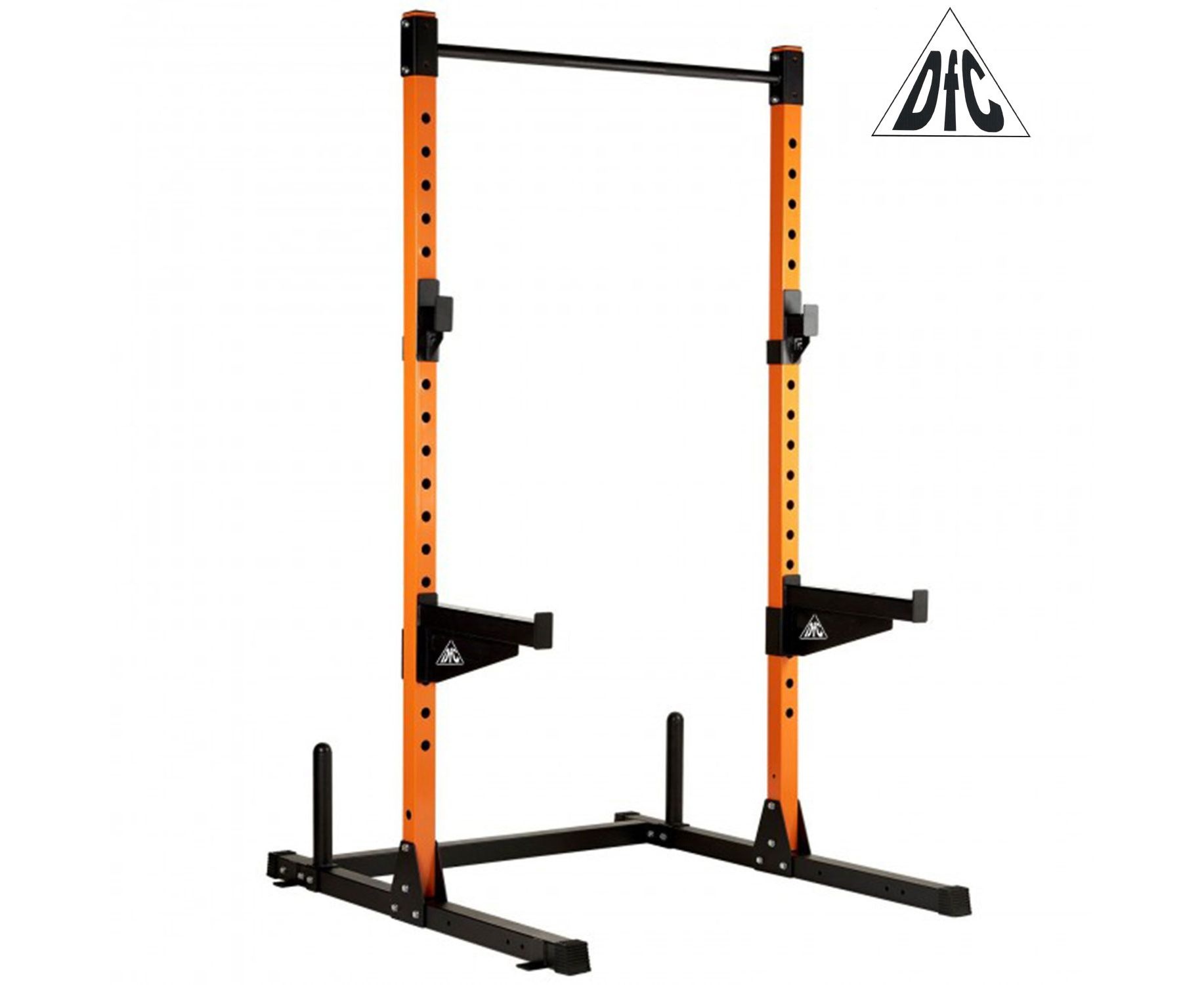 Стойка силовая DFC черный/оранж. (два короба)