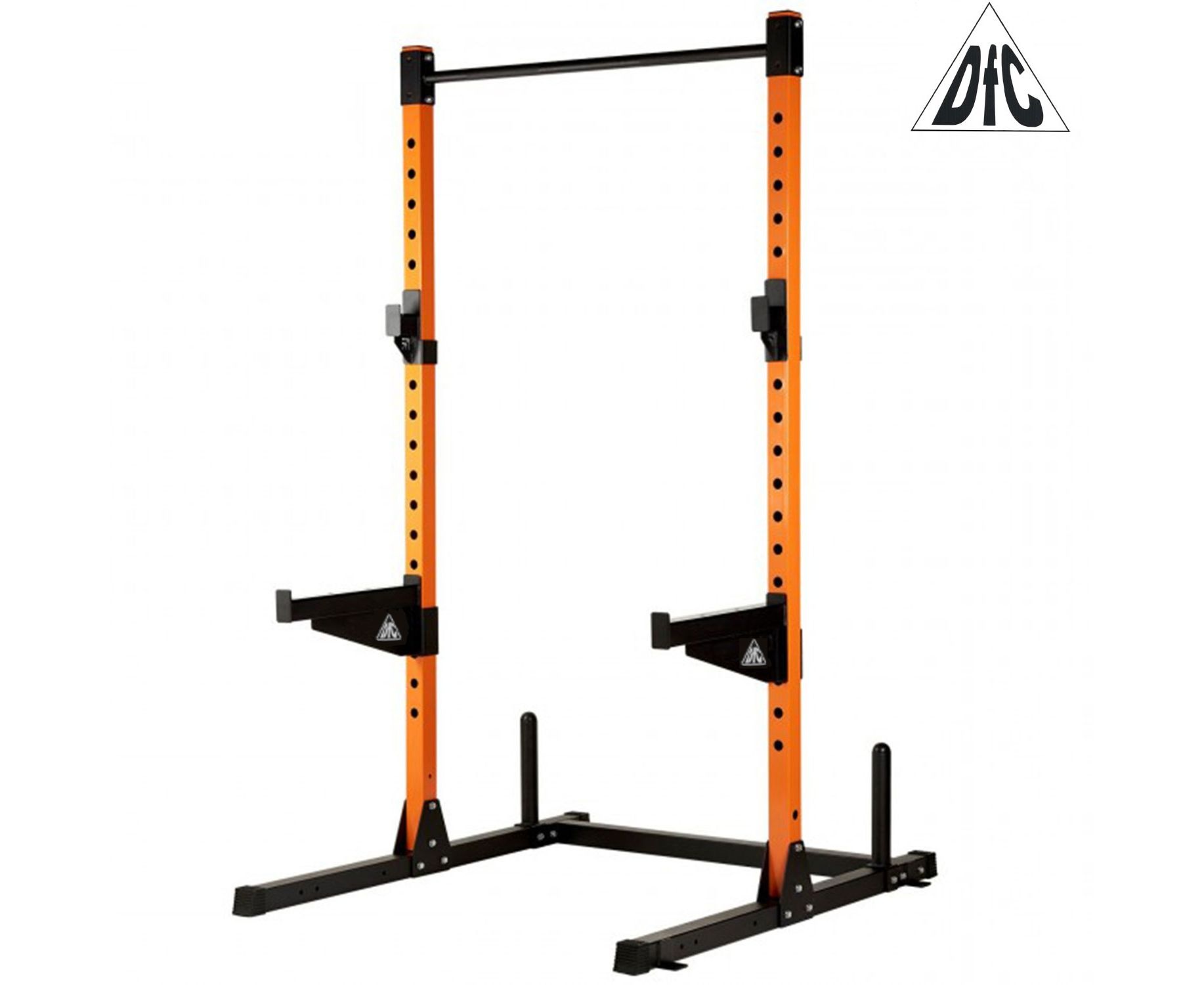 Стойка силовая DFC черный/оранж. (два короба)