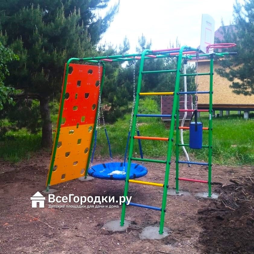 Детский игровой комплекс Формула здоровья Street 2 салатовый радуга