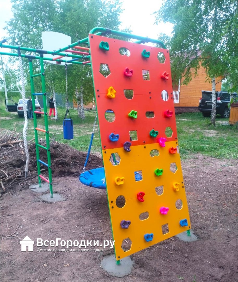 Детский игровой комплекс Формула здоровья Street 2 салатовый радуга