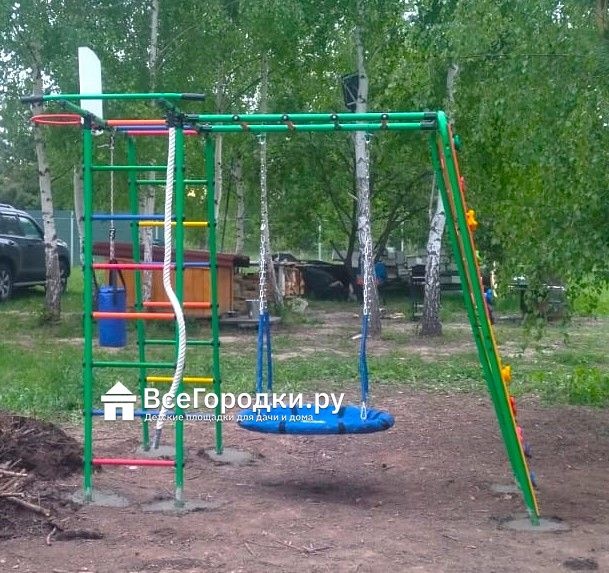 Детский игровой комплекс Формула здоровья Street 2 салатовый радуга