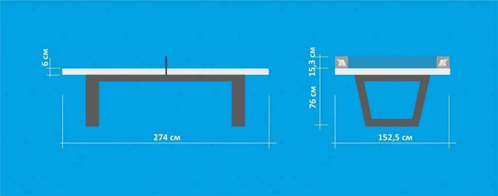 Теннисный стол City Strong Outdoor