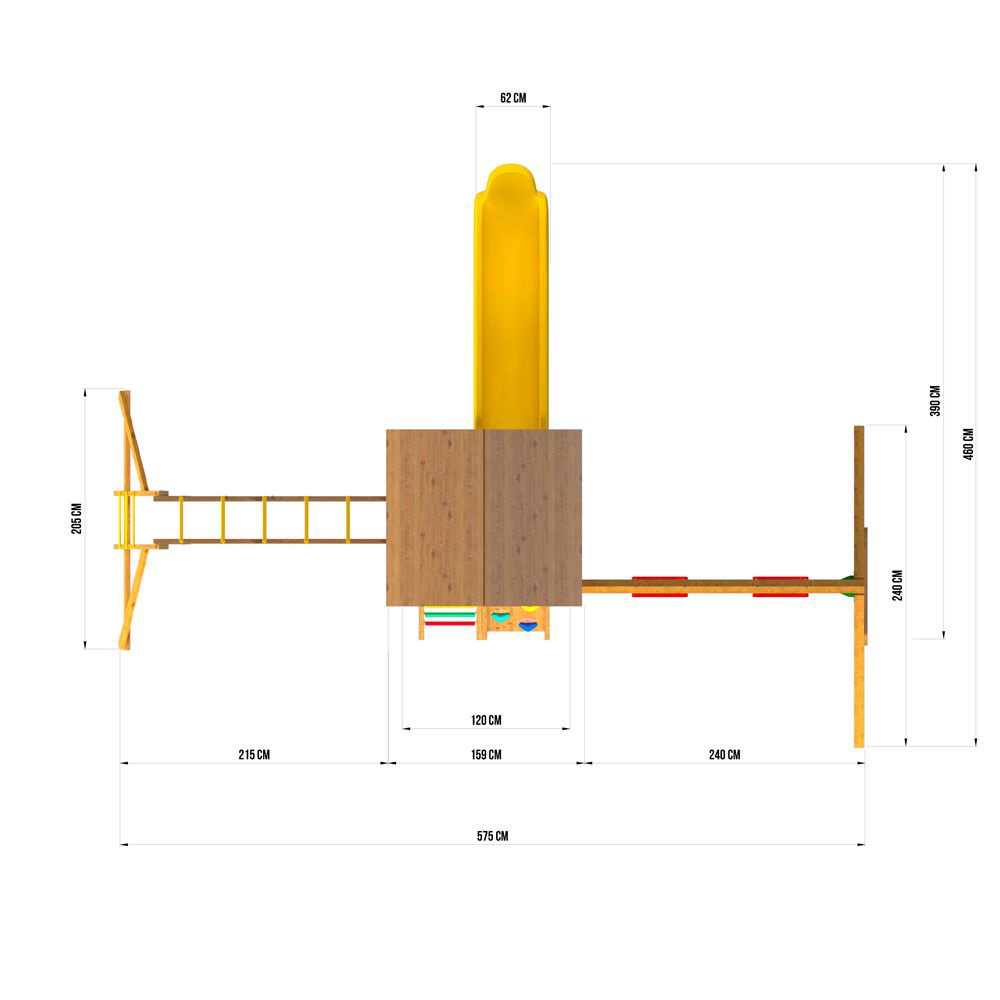 Детский игровой комплекс Jungle Cottage JC4