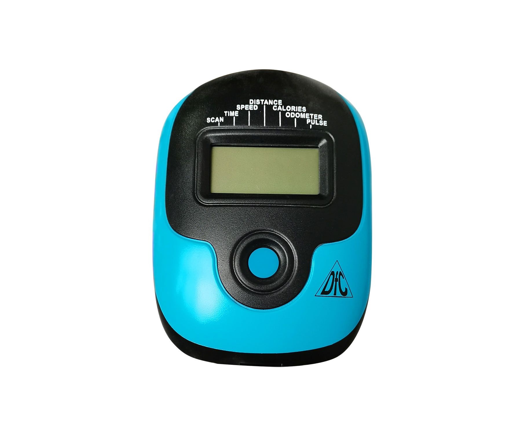 Велотренажер DFC B504BB магнитный (черный корпус голубая полоса)