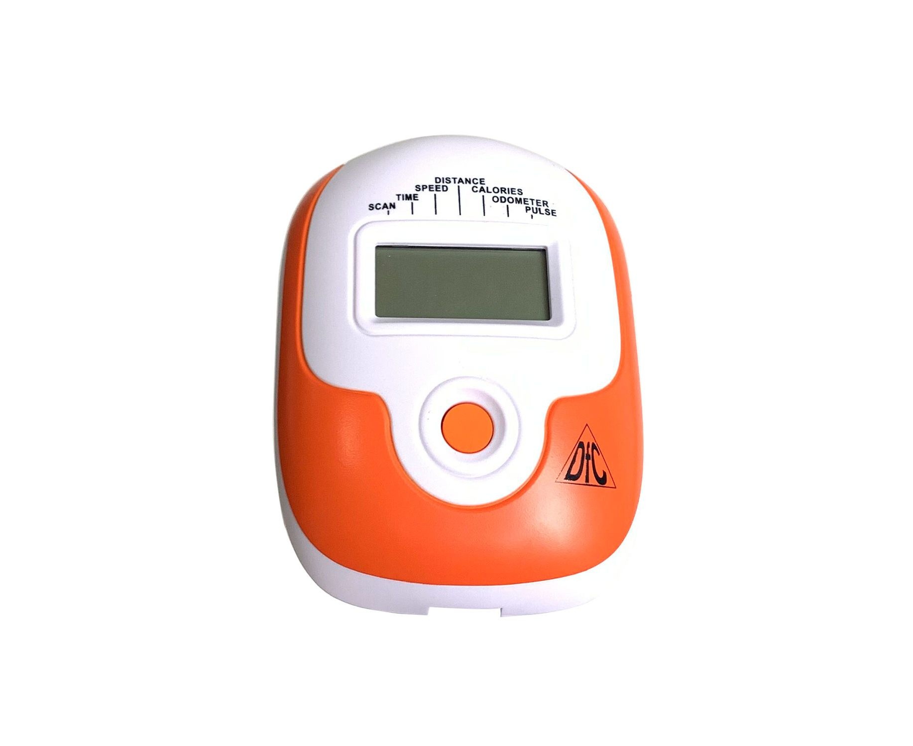 Велотренажер DFC B504BWO магнитный (белый корпус оранжевая полоса)