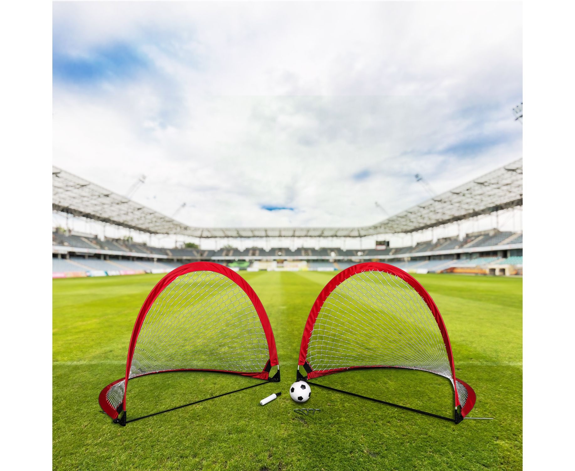 Ворота футбольные DFC Foldable Soccer GOAL5219A
