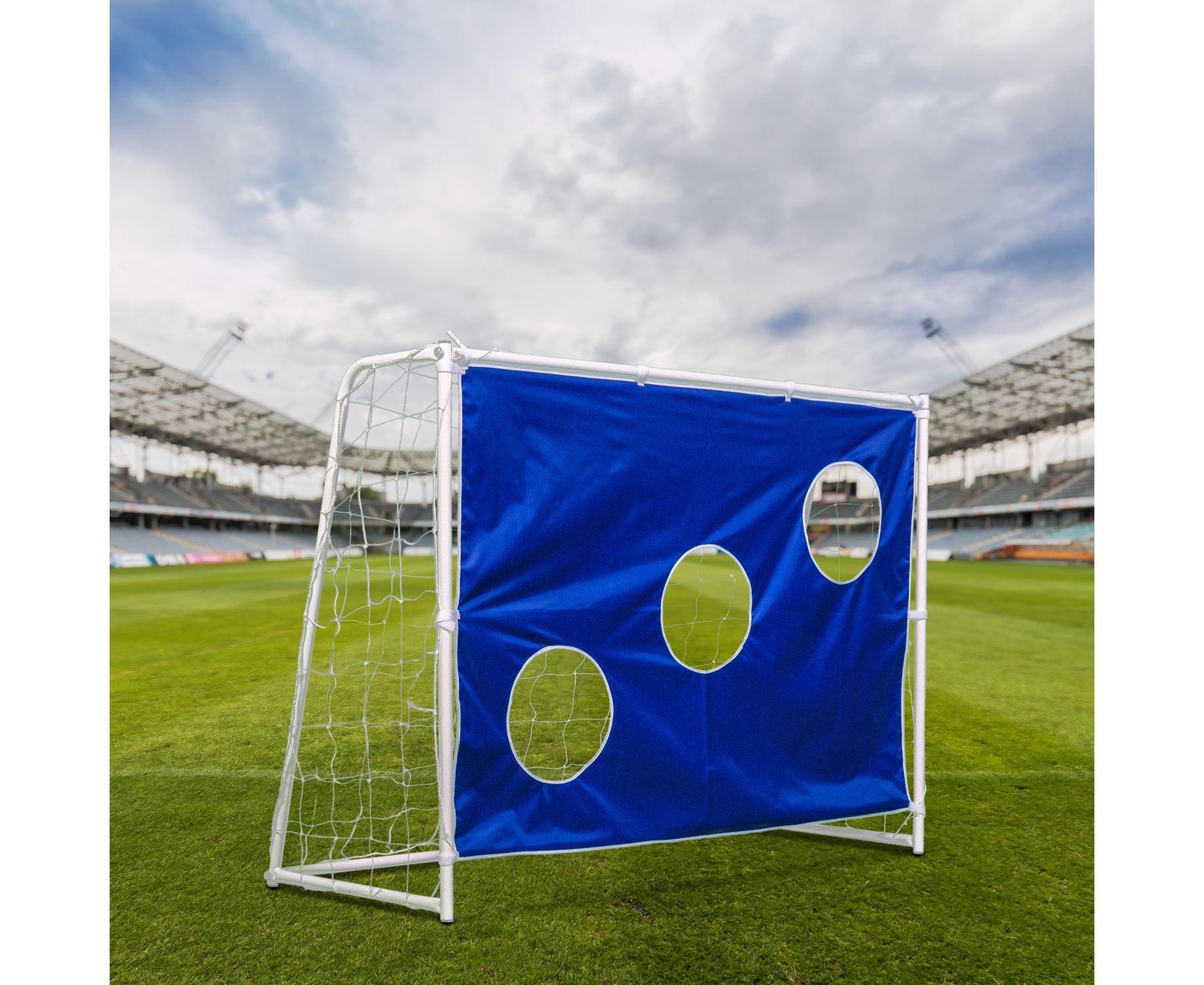 Ворота футбольные DFC GOAL150T 150x110x60cm с тентом для отрабатывания ударов