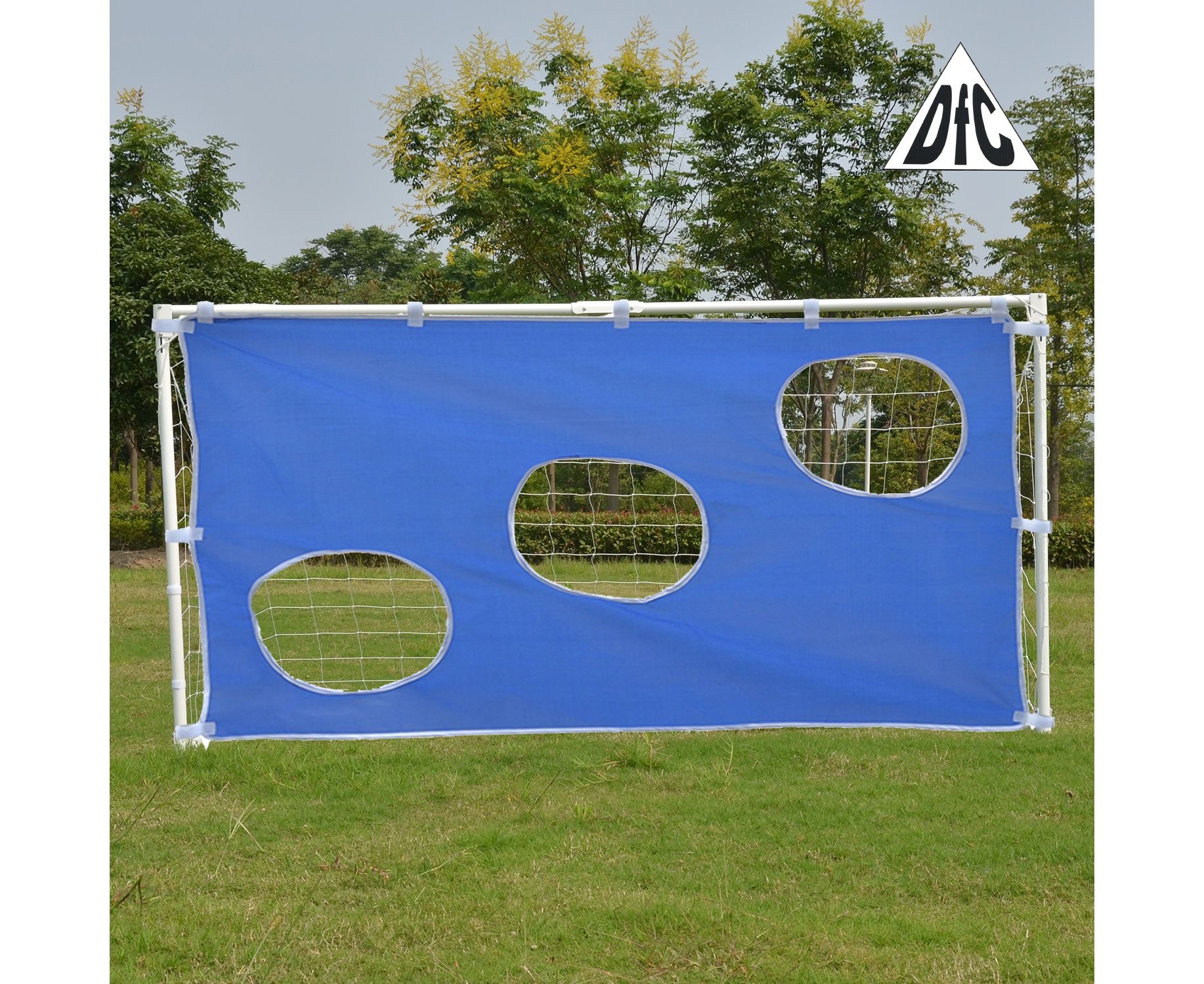 Ворота футбольные DFC складные GOAL240ST 240x120x120cm с тентом для отрабатывания ударов