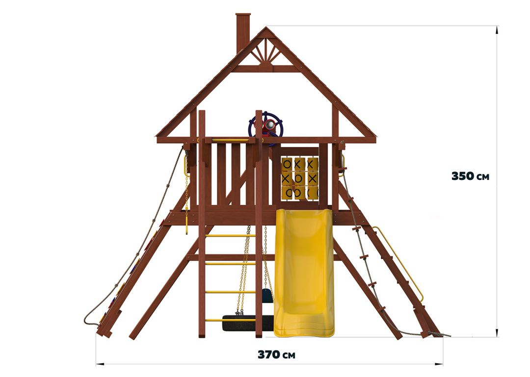 Детский игровой комплекс New Sunrise Зарница и рукоход