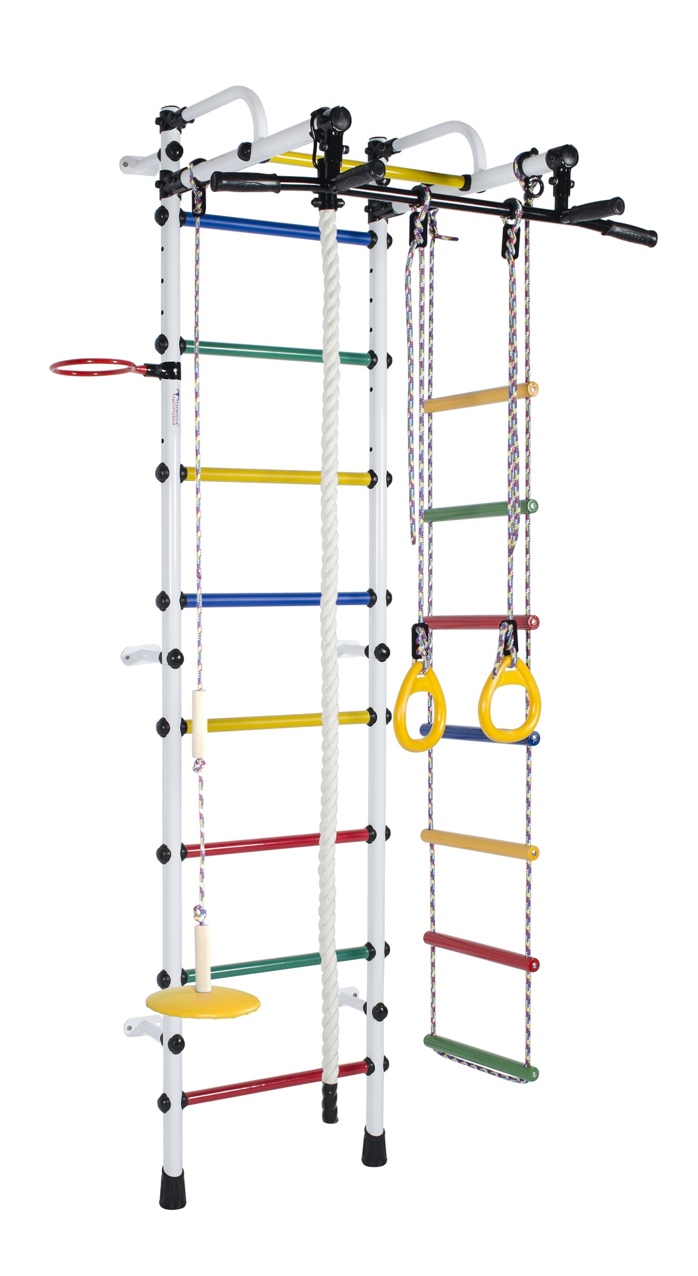 Шведская стенка Формула здоровья Лира белый/радуга